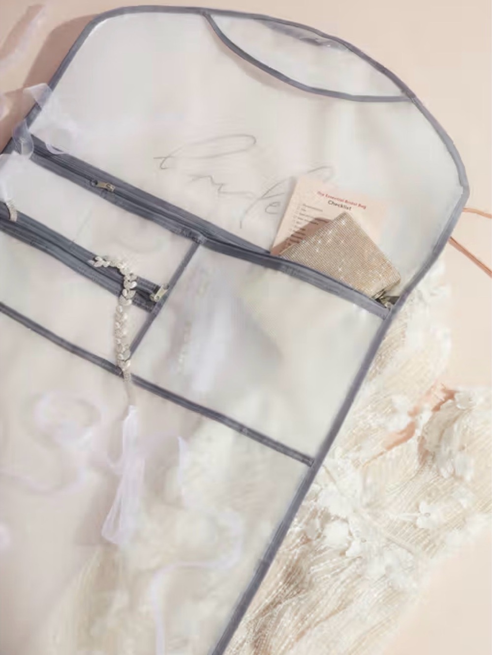 Like New David’s Bridal Wedding Dress Garment Bag